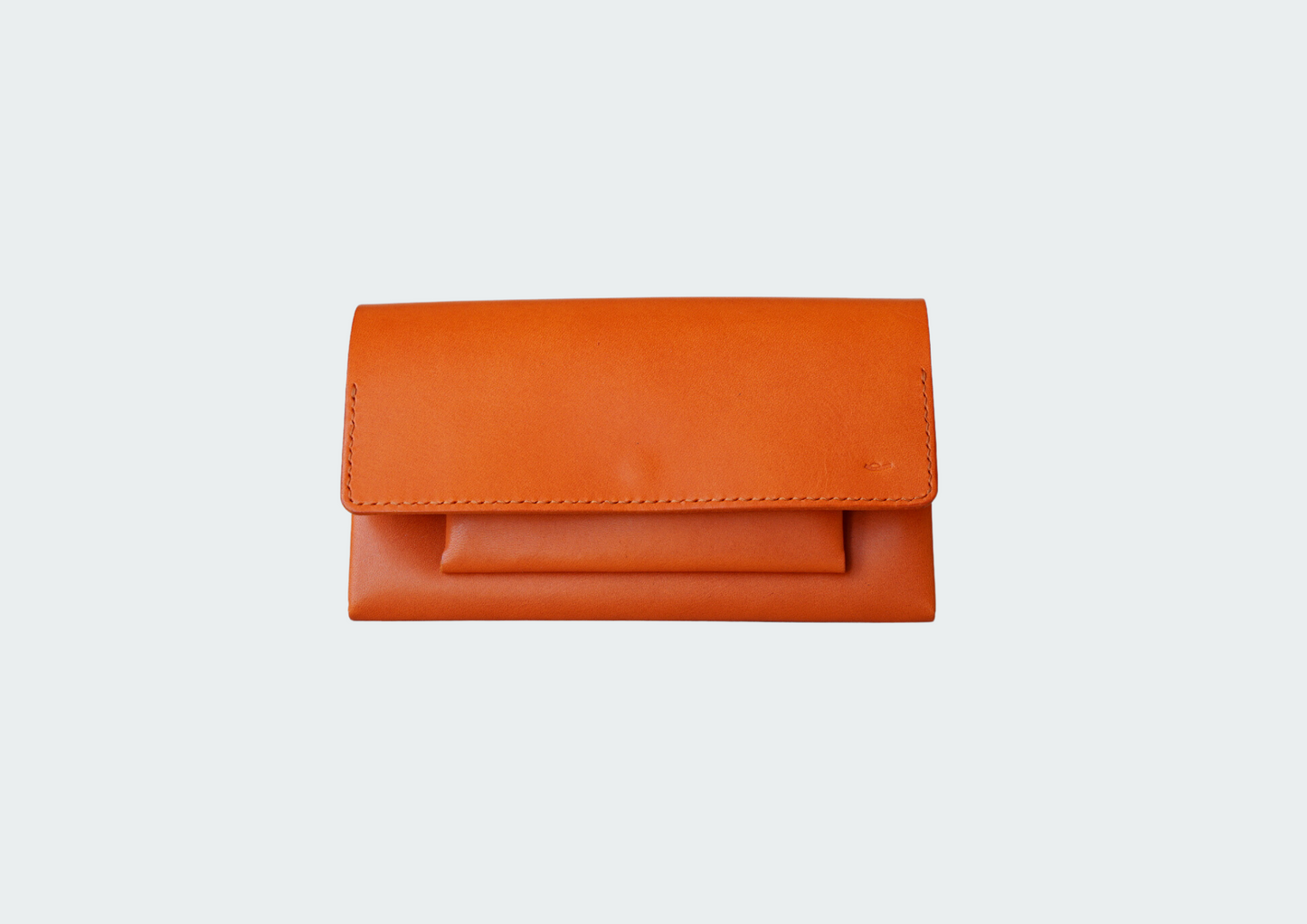 うす型革長財布ベージュ