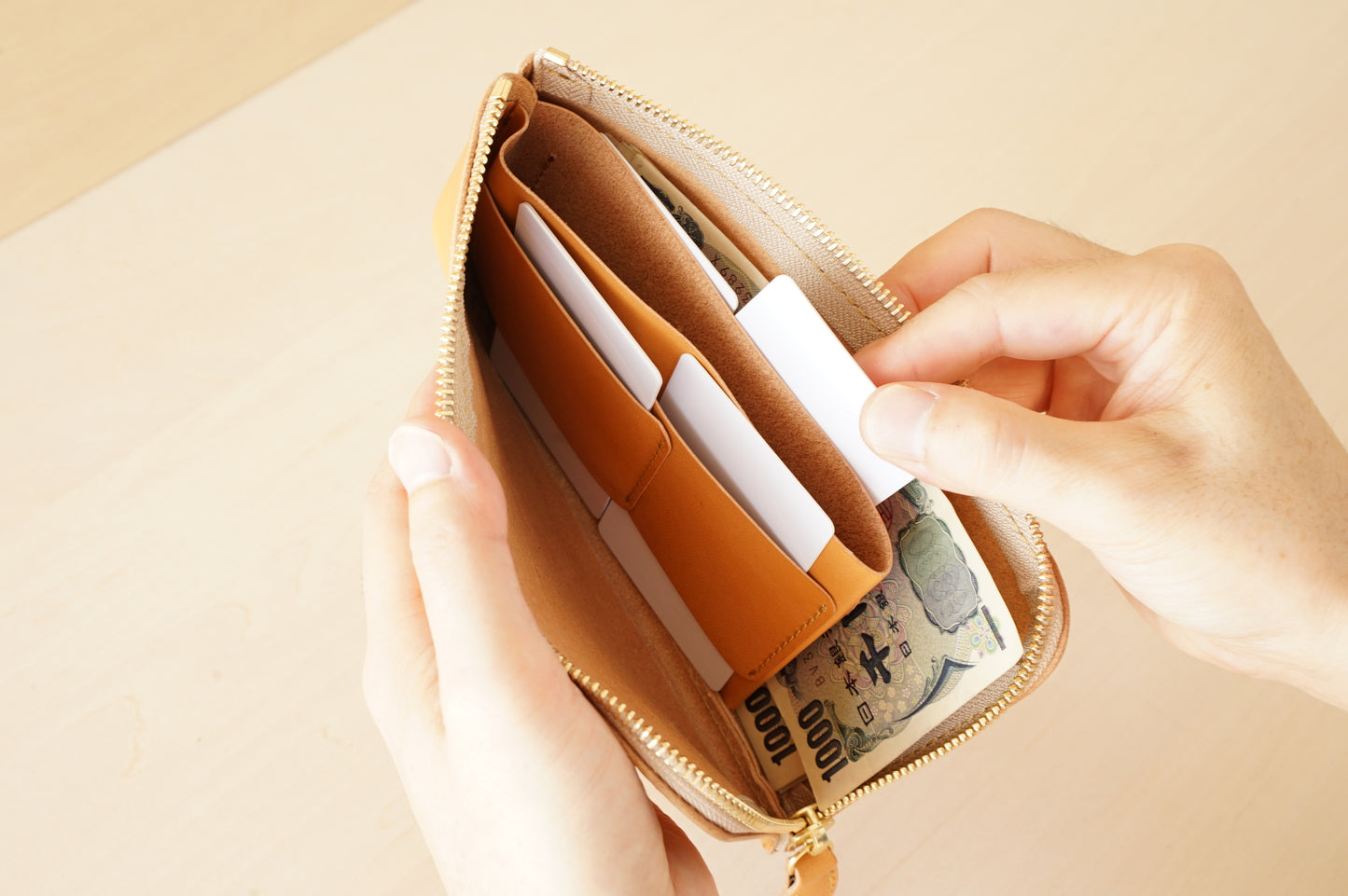 long zip wallet