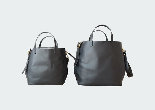 Drawing 2way トートバッグ 黒